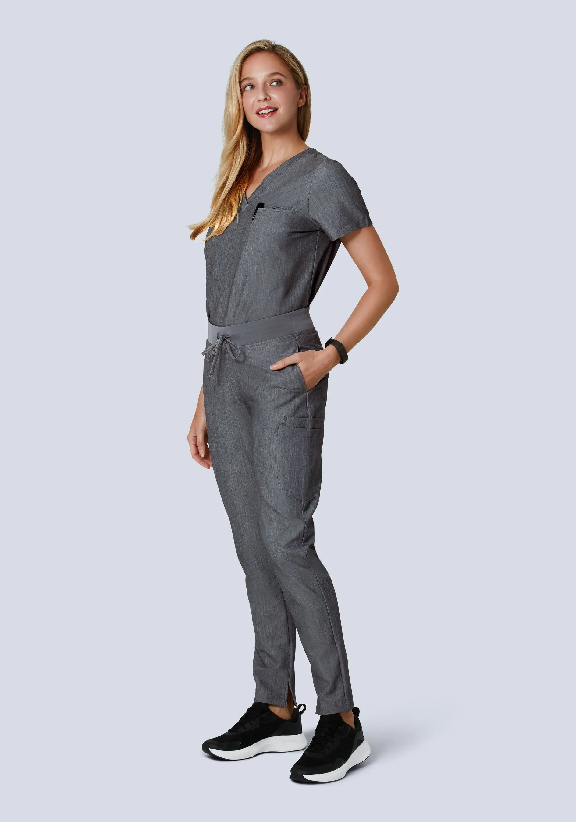 6 Pocket Slim Pants Gray