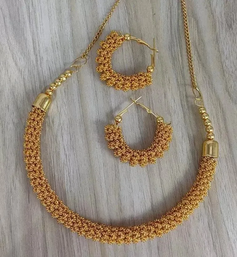 Alloy gold Jewel Set | MANATH