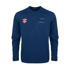 Arreton Cricket Club Senior's Navy Matrix V2 L/S Tee Shirt