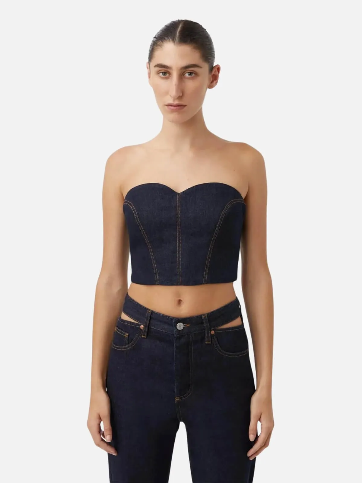 Aubrey Bodice - Indigo Blue