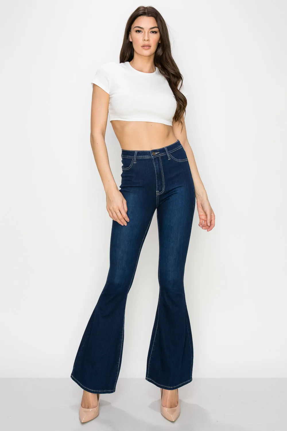 BC-005 Start Something High Rise Flare Jeans