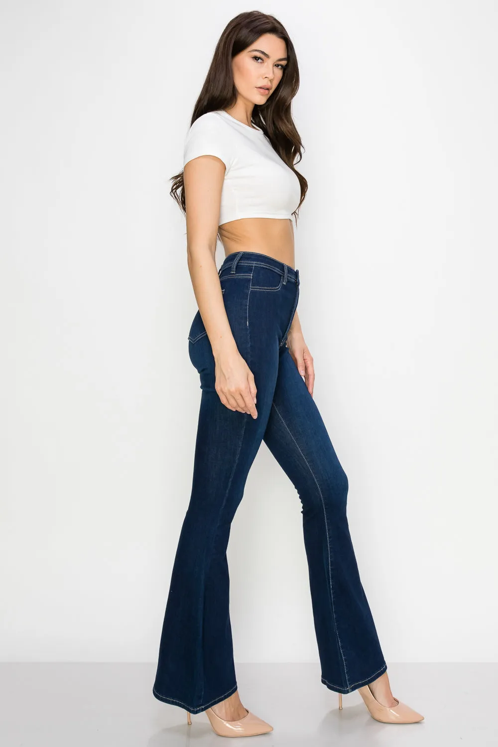 BC-005 Start Something High Rise Flare Jeans