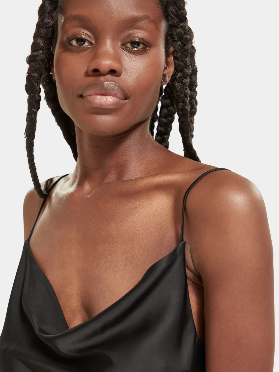 Cowl neck camisole