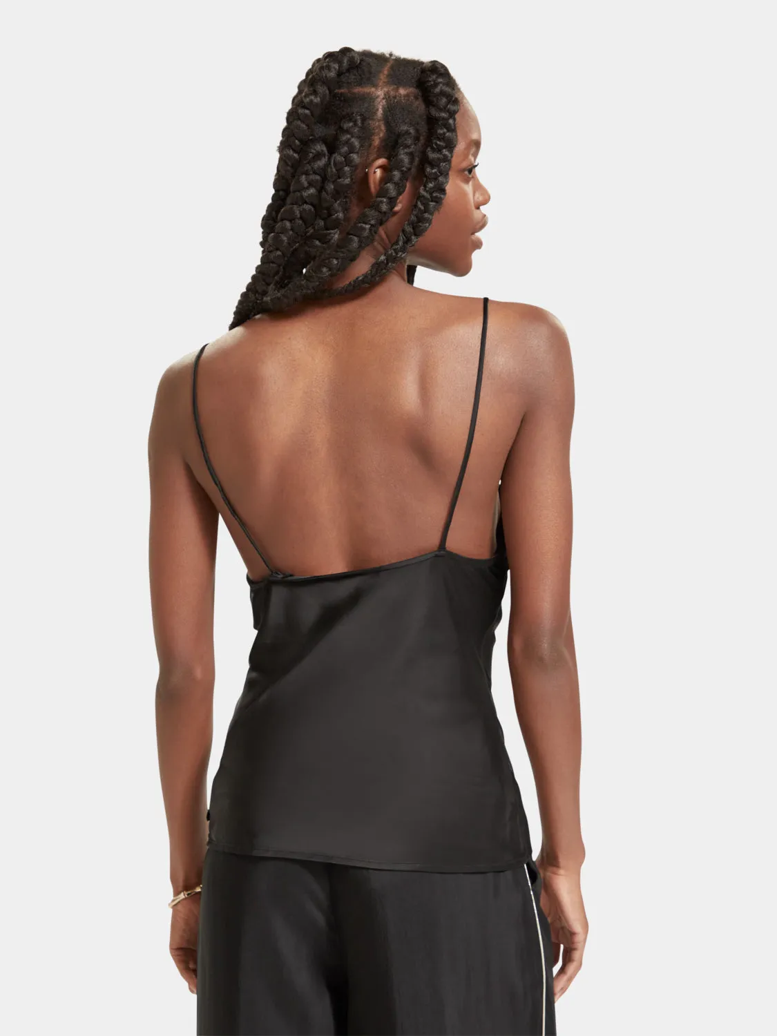 Cowl neck camisole