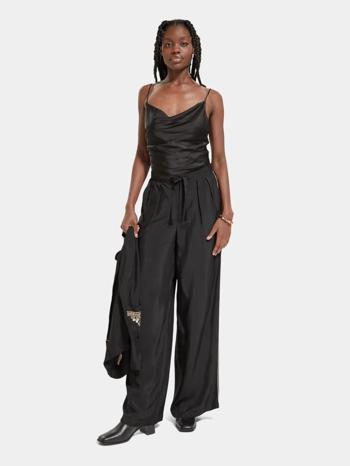 Cowl neck camisole