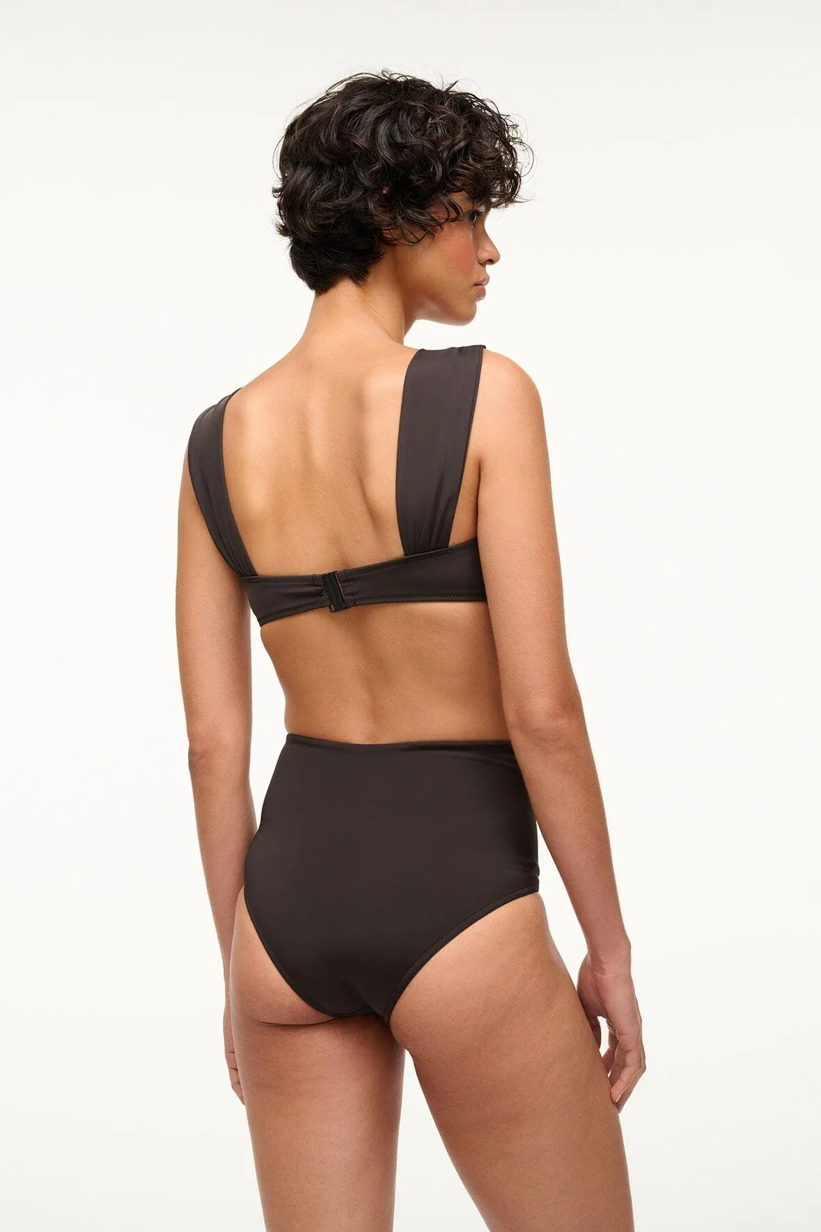 DECLAN HIGH RISE BIKINI BOTTOM | BLACK