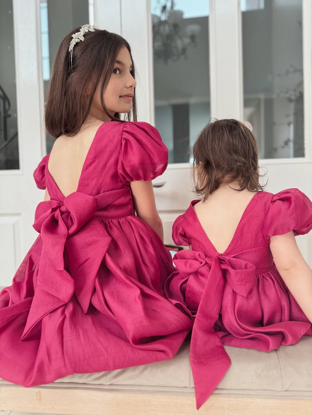 Delia Fuchsia Baby Dress