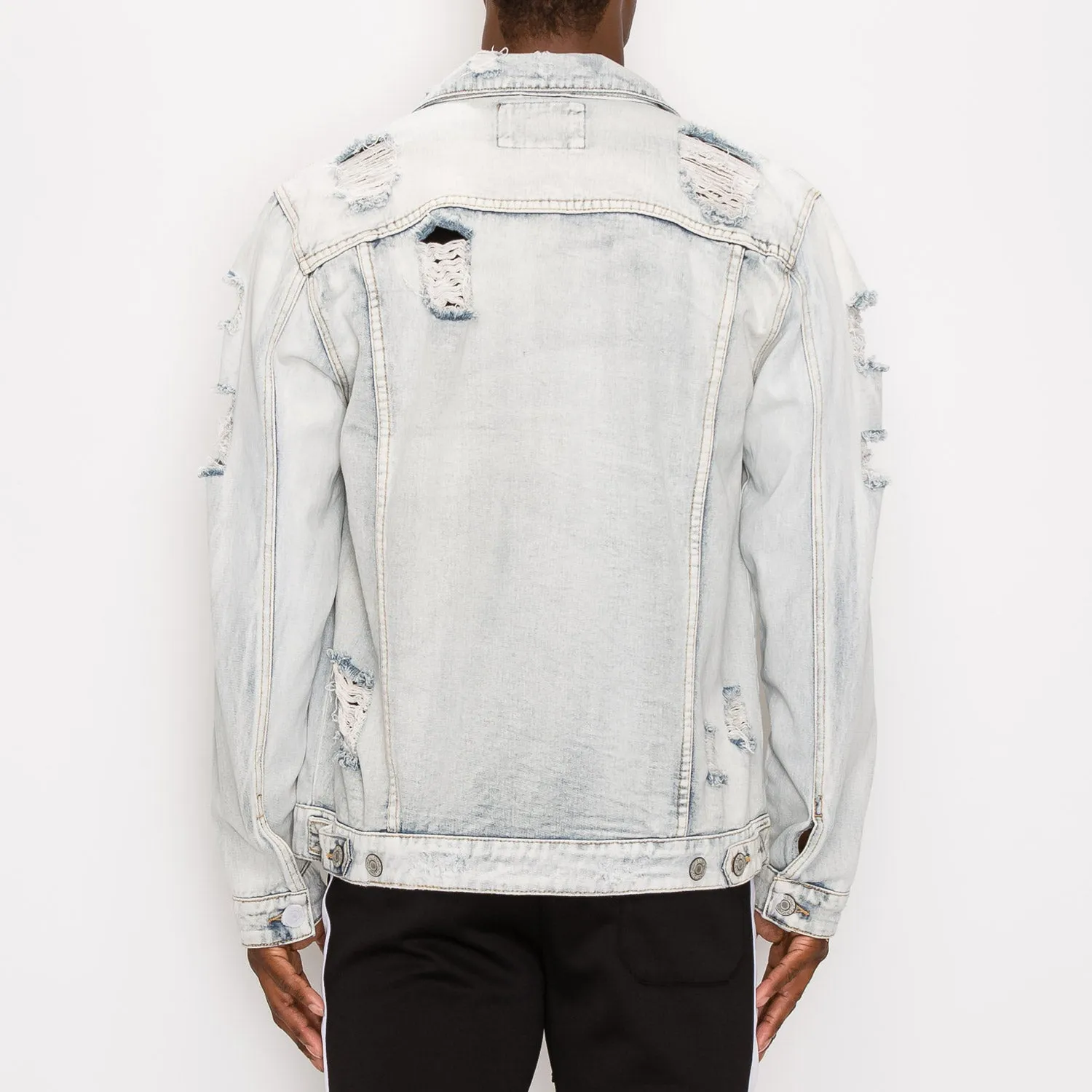 DK100 Distressed Denim Jacket (Open Pack)