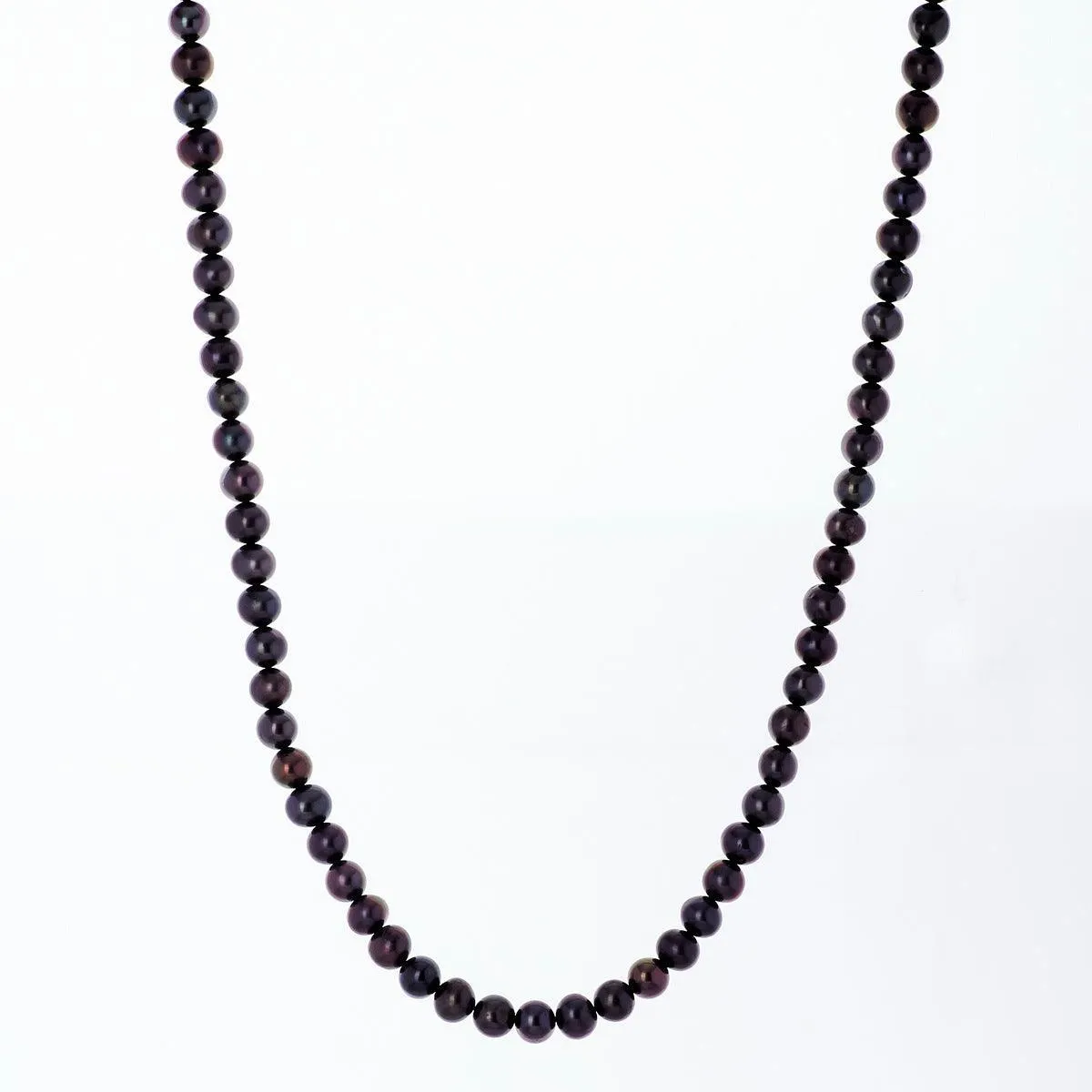 Elegant Brown Pearl Necklace