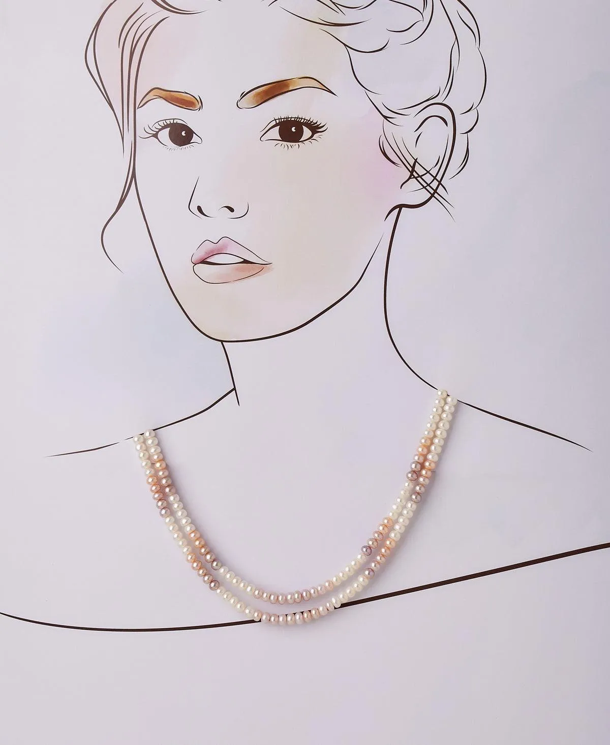 Elegant Real Pearl Necklace