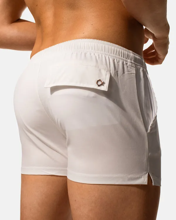 Elia Titan swim 3" short white