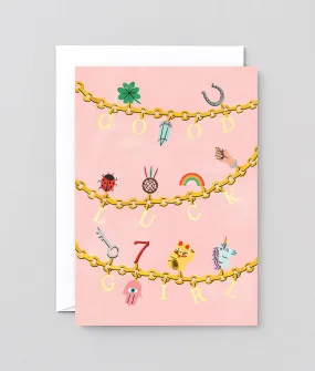  Good Luck Girl  Card