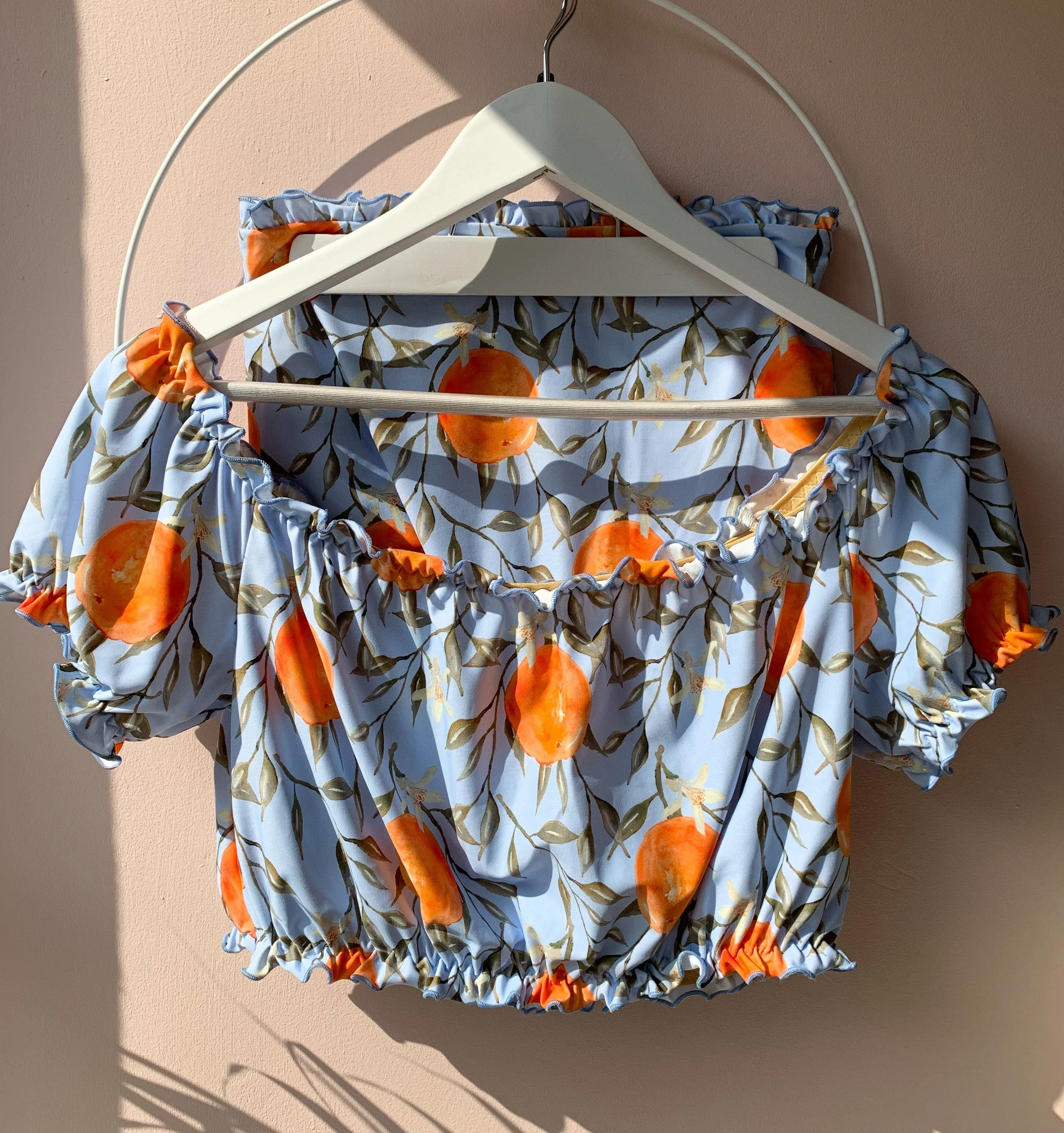 High waisted bikini bottom [Orange Blossom]