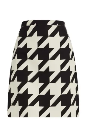 Houndstooth Mini Skirt