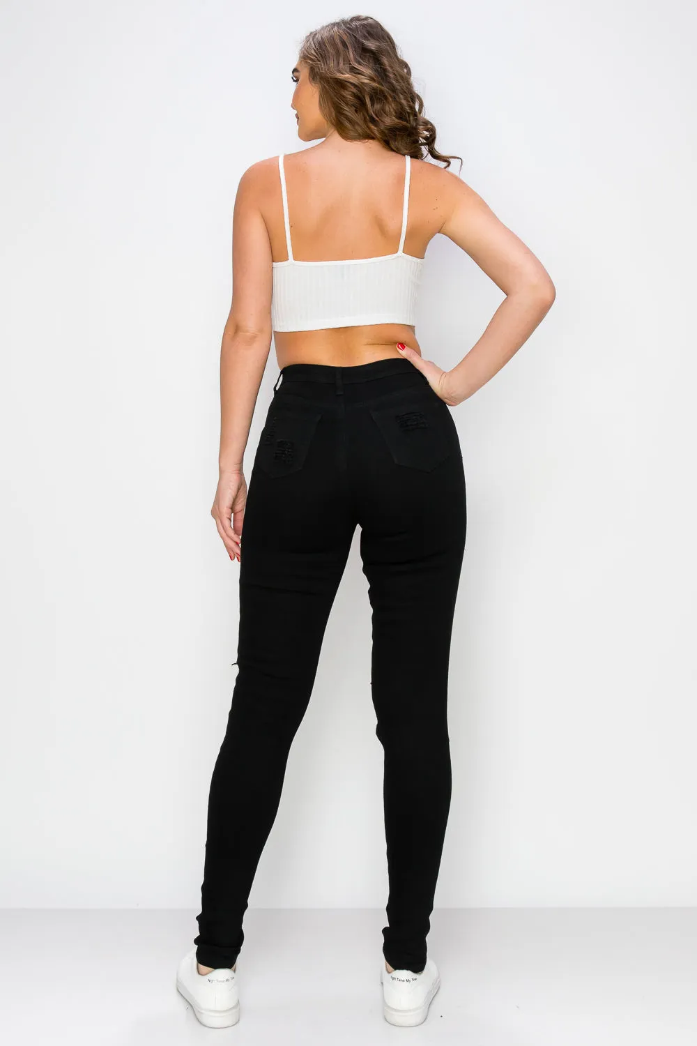 LO-206 RIPPED SKINNY DENIM