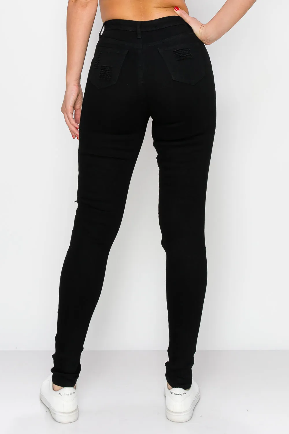 LO-206 RIPPED SKINNY DENIM