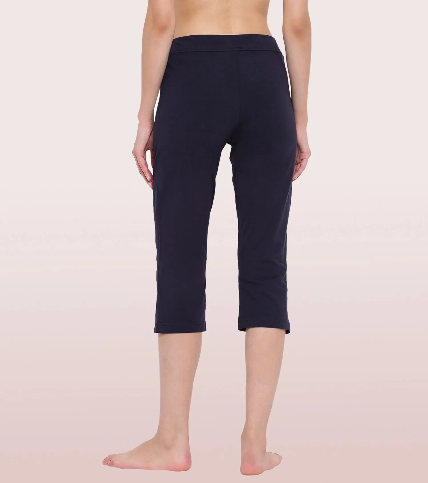 Lounge Capri | Straight Leg Cotton Spandex Capri