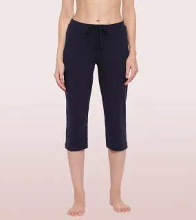 Lounge Capri | Straight Leg Cotton Spandex Capri