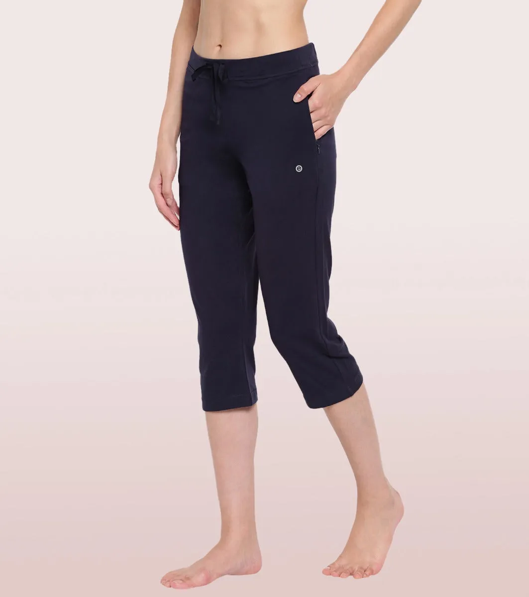 Lounge Capri | Straight Leg Cotton Spandex Capri