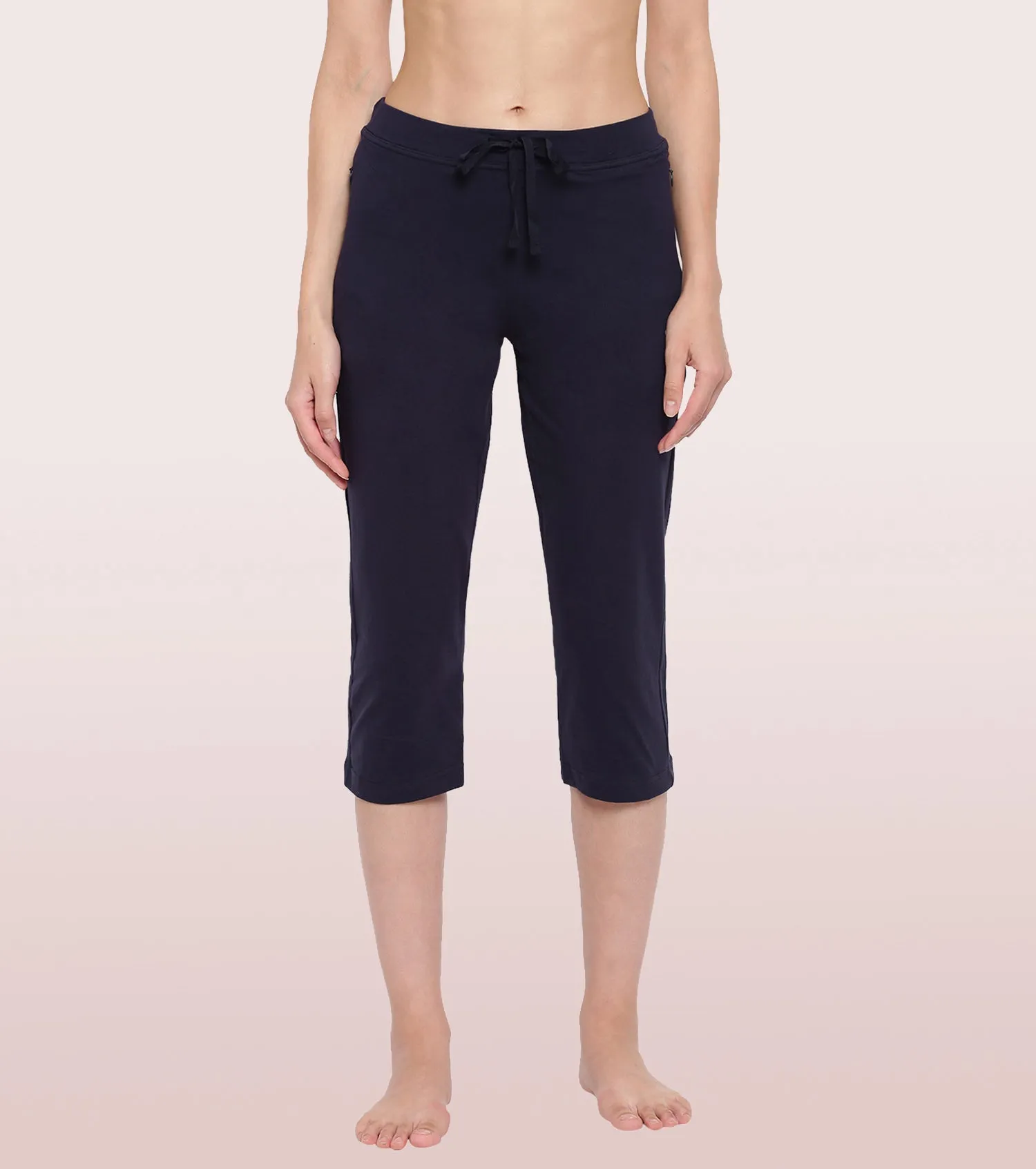 Lounge Capri | Straight Leg Cotton Spandex Capri