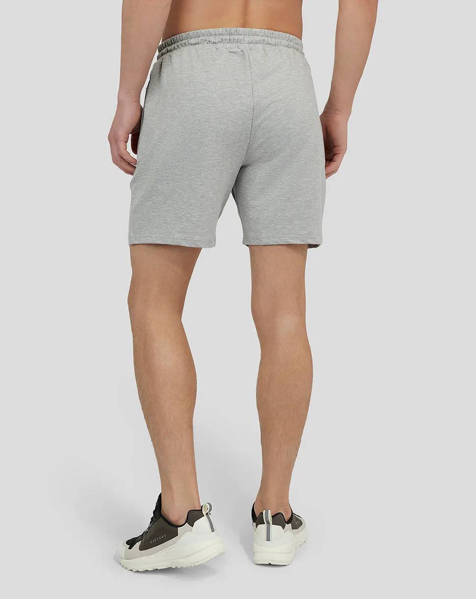 Men's Logo Sweat Shorts - Grey Marl