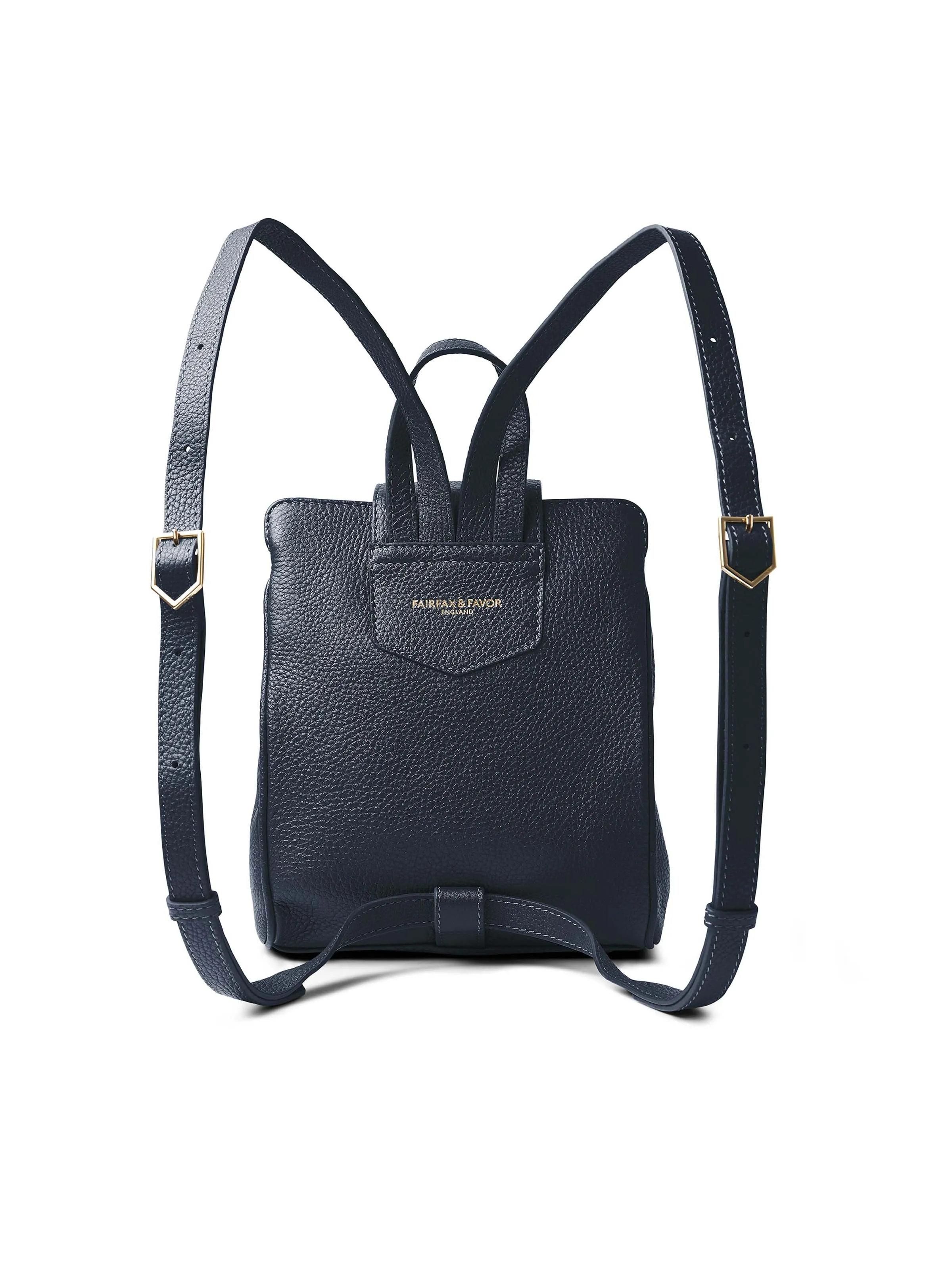 Mini Windsor Backpack - Tan & Navy