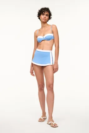 NELL SWIM SKIRT | AZURE WHITE