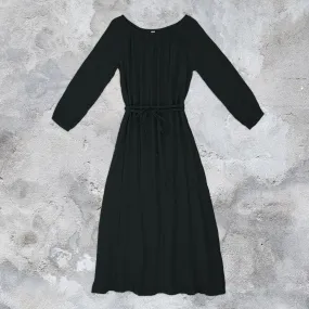 Nina Long Dress  - Women - DS Double Saloo - S021 Dark Green Grey