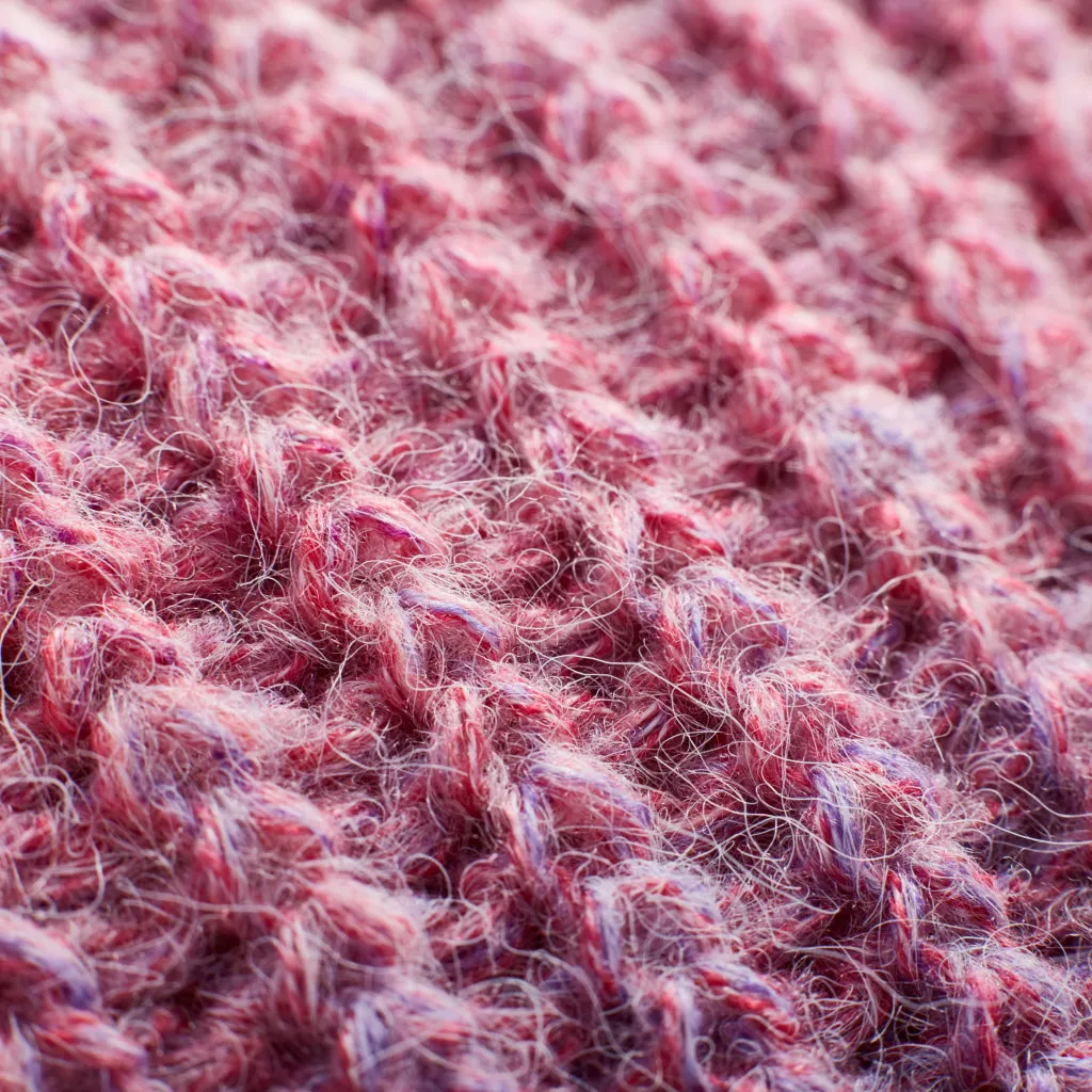 Pink and Light Purple Space Dye Beanie
