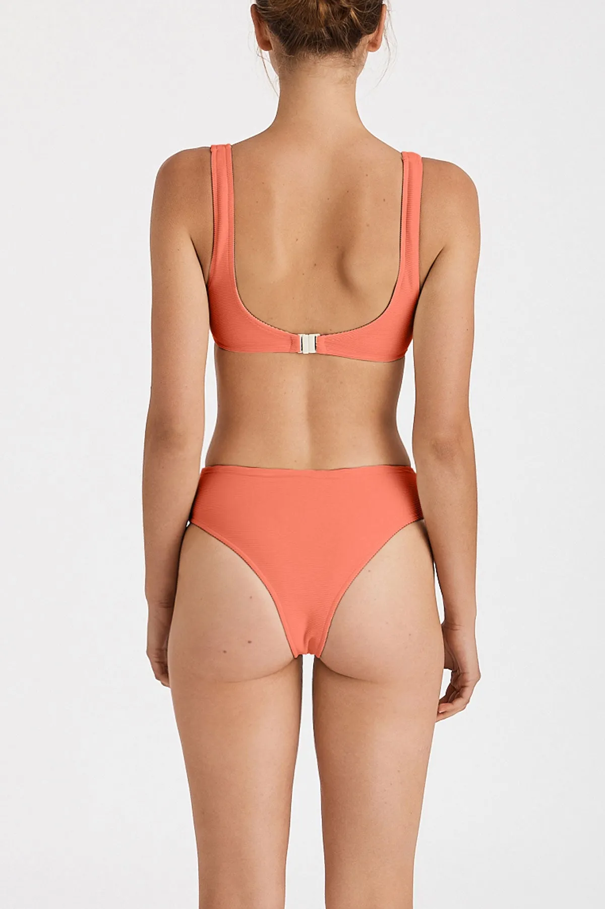 Signature Skimpy High Waisted Brief - Papaya
