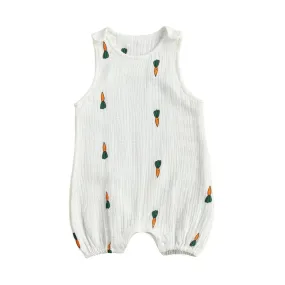 Sleeveless Pattern Jumpsuit