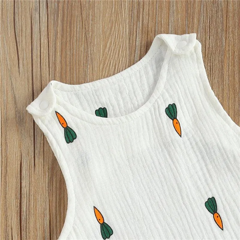 Sleeveless Pattern Jumpsuit