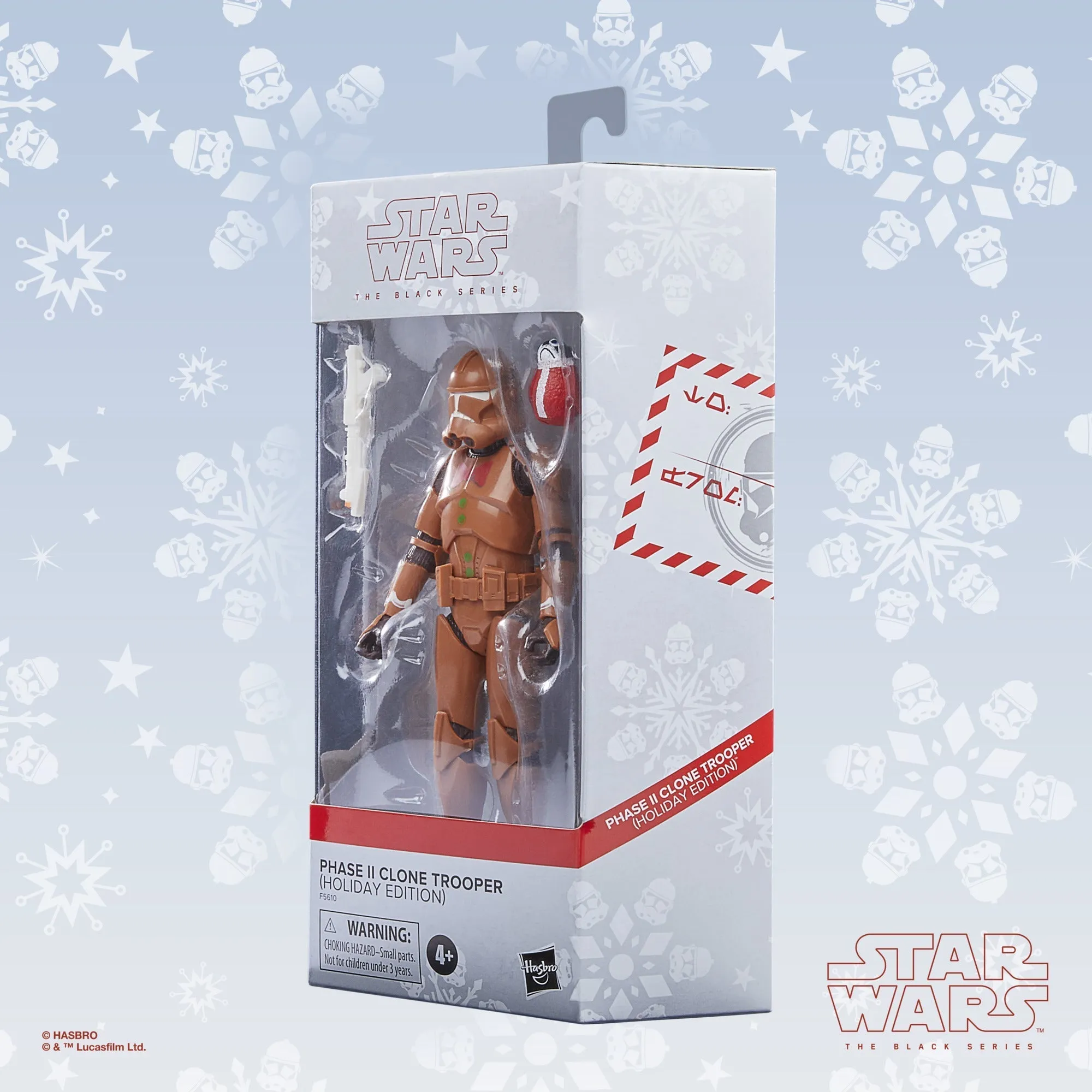 Star Wars The Black Series Phase II Clone Trooper (Holiday Edition)