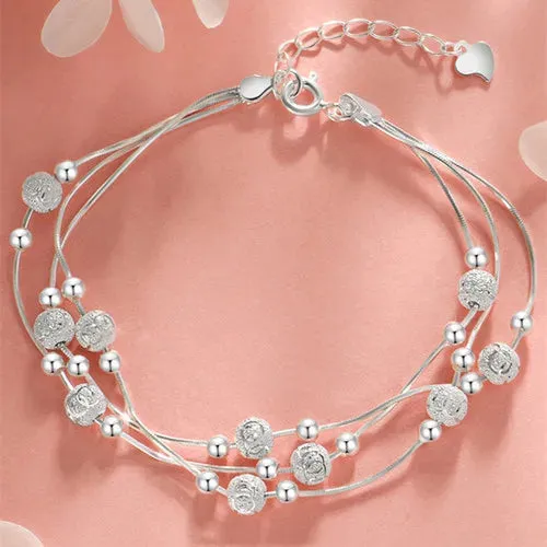 Stylish 925 Sterling Silver Multiple Styles Bracelet Chain for Women | High-Quality Fashion Jewelry for Weddings and Parties | Perfect Gift