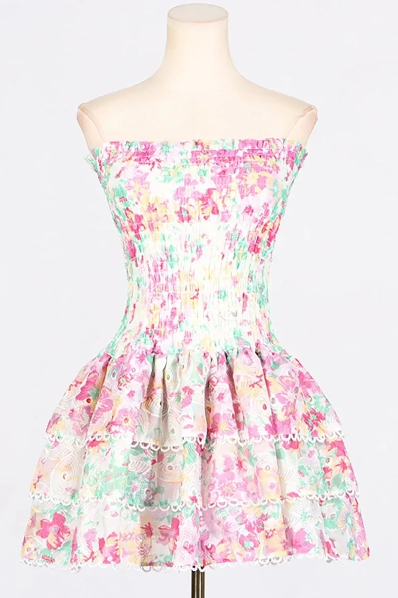Summer Icon Strapless Mini Dress
