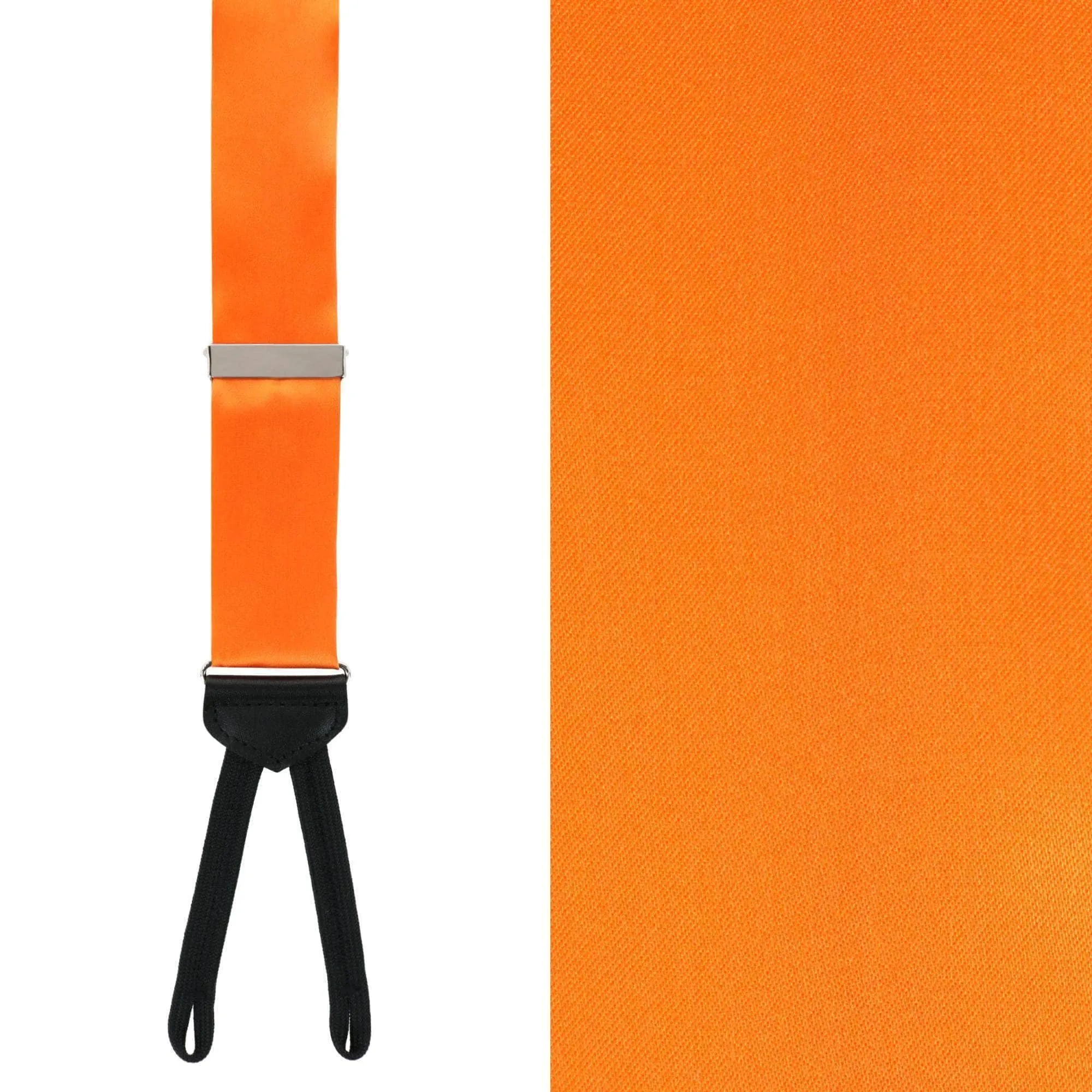 Sutton Solid Color Silk Formal End Braces