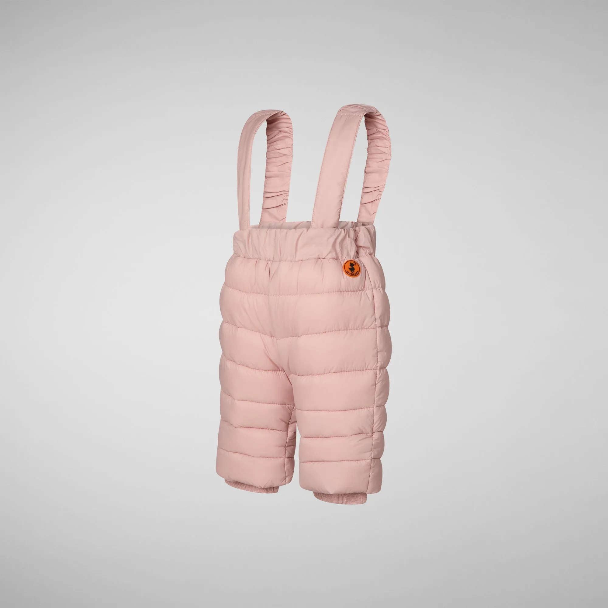 Unisex kids' baby overalls Juni in blush pink