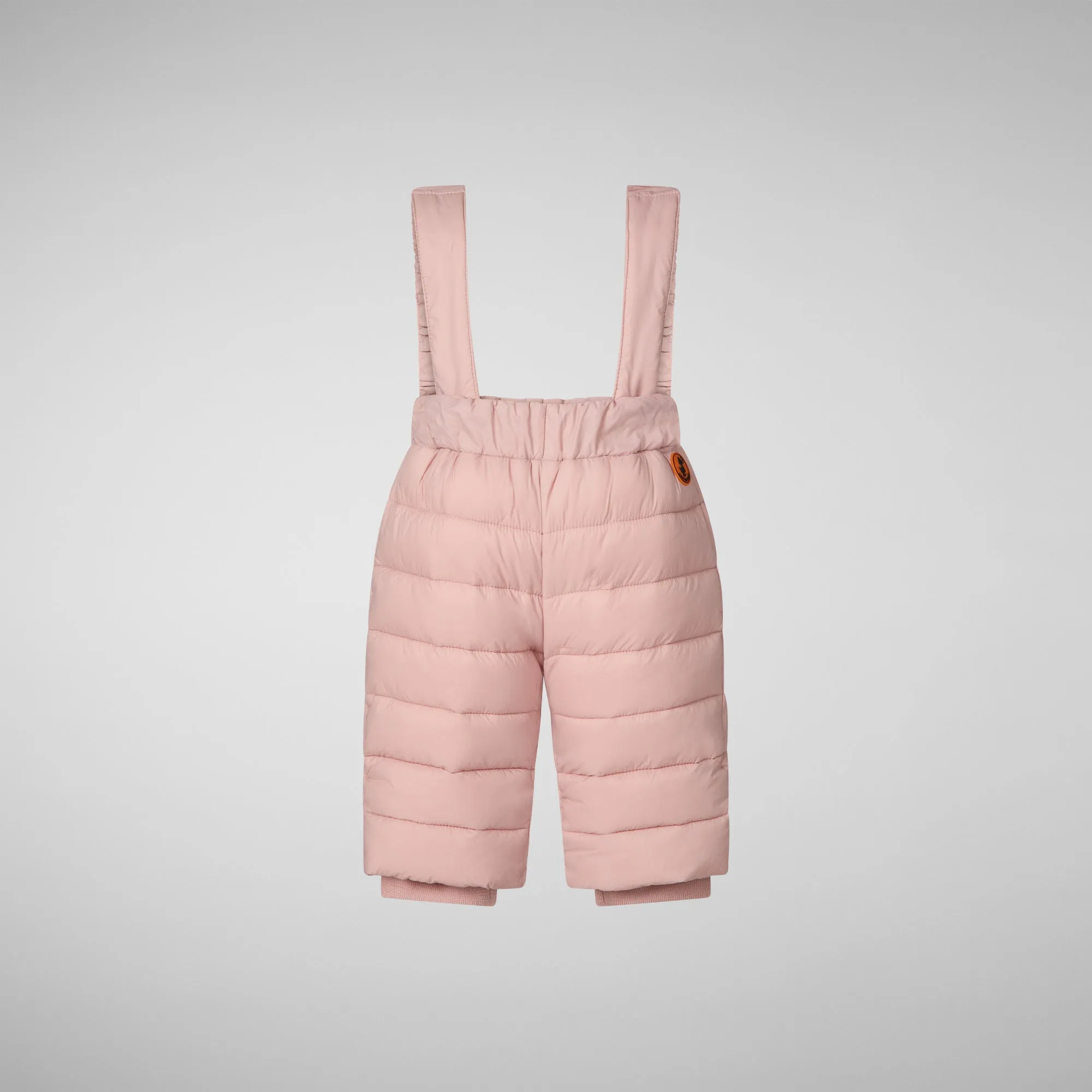Unisex kids' baby overalls Juni in blush pink