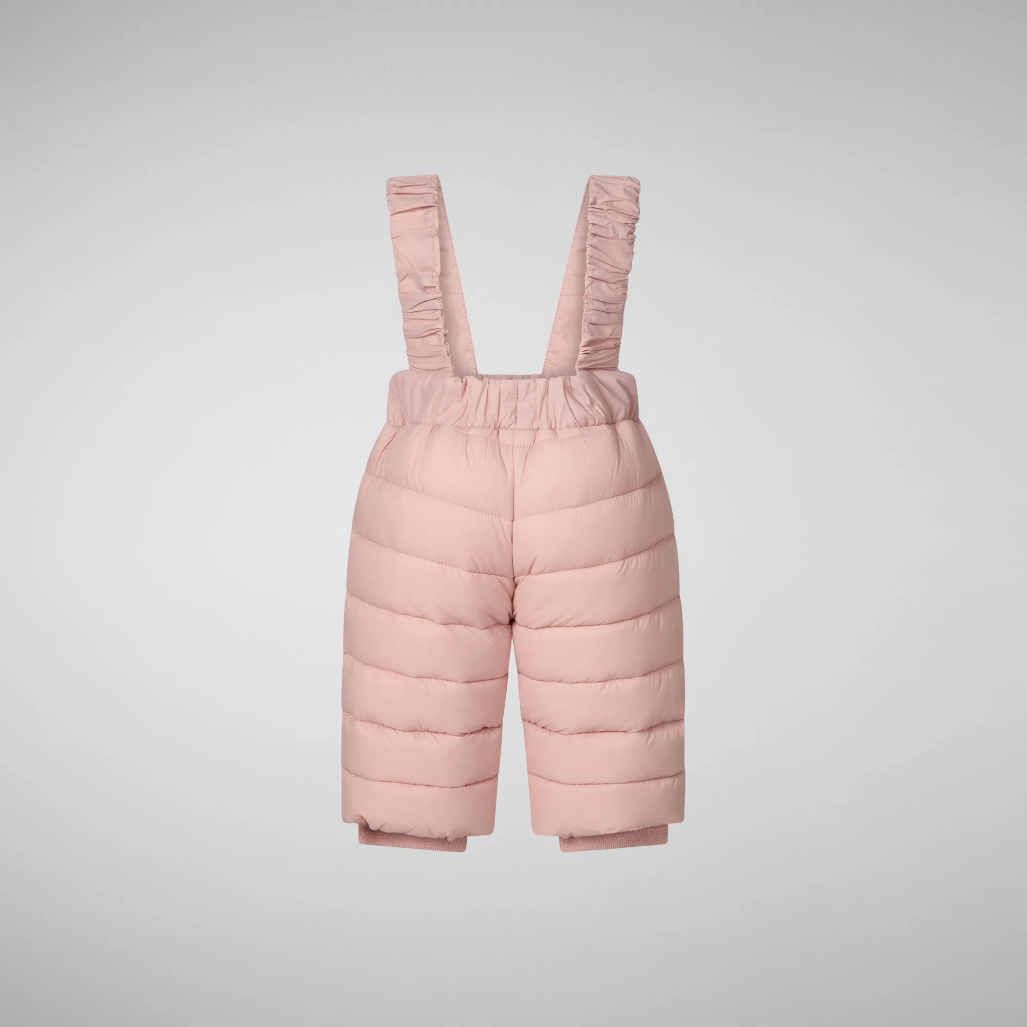 Unisex kids' baby overalls Juni in blush pink