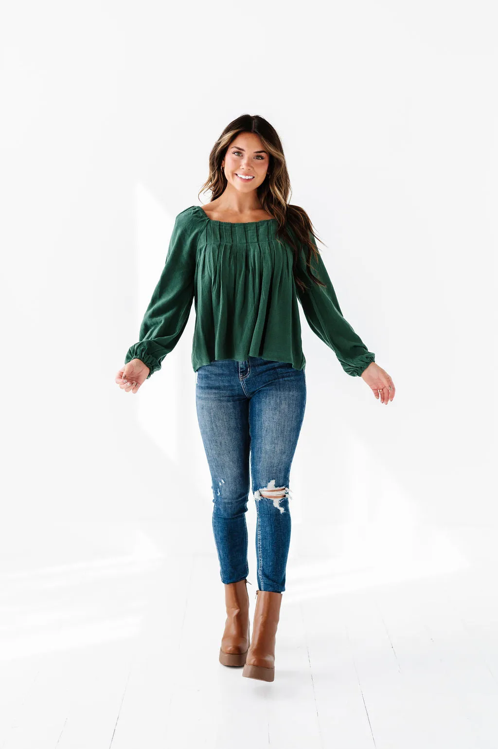 Xiomara Square Neck Top