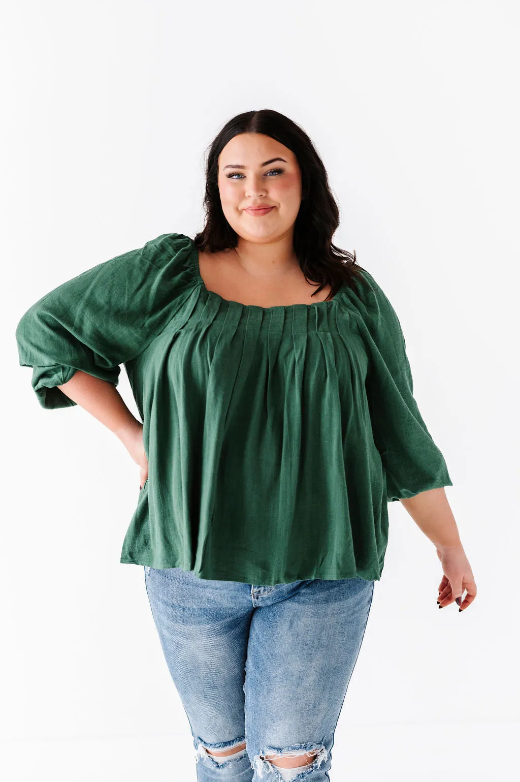 Xiomara Square Neck Top