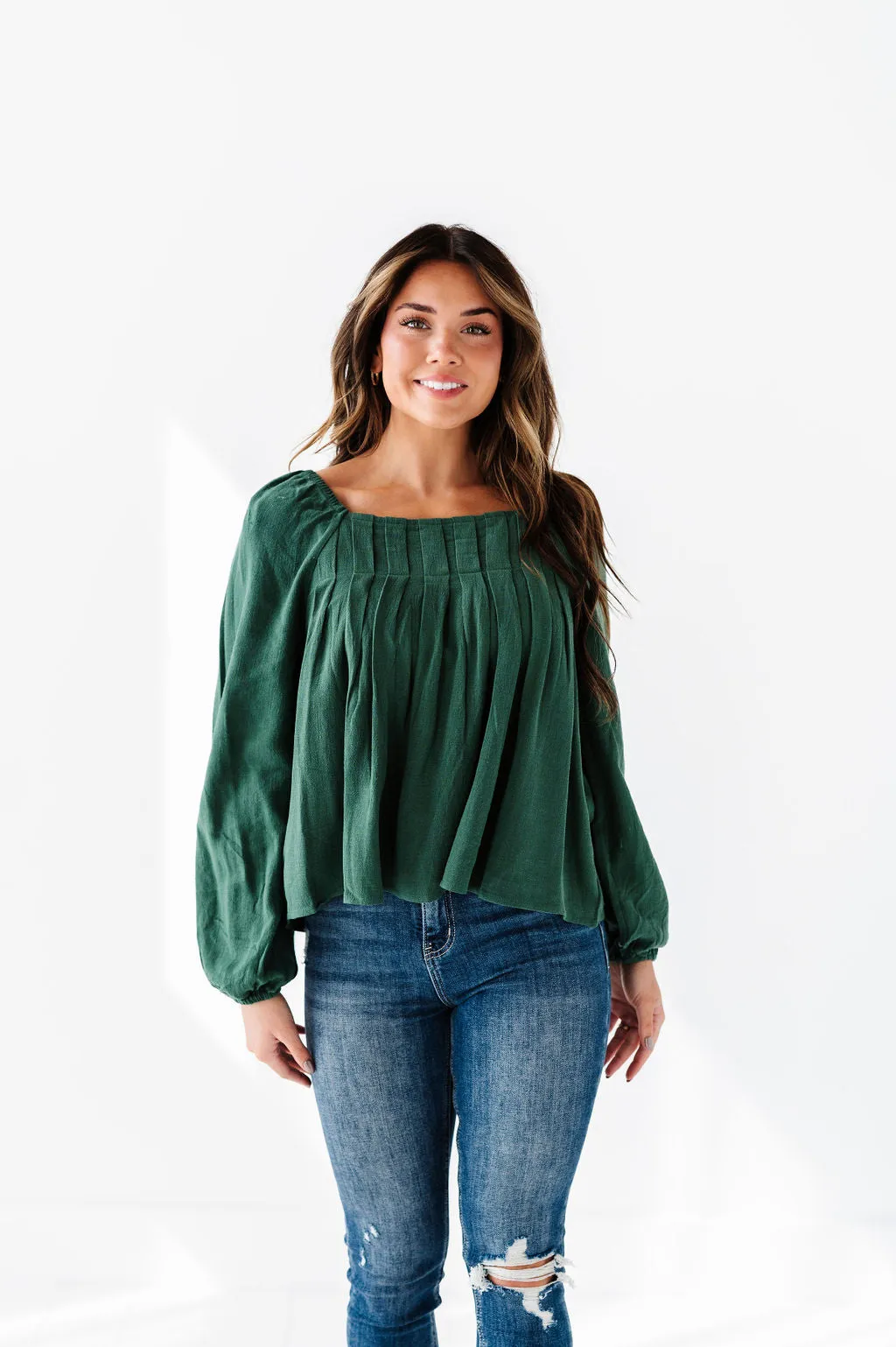 Xiomara Square Neck Top